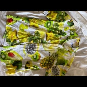 MSGM colorful short sleeve button down